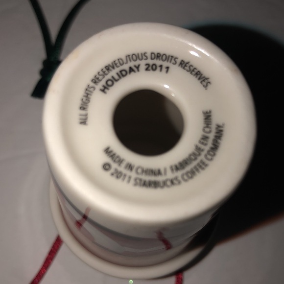 Starbucks Ornaments Lot-Starbucks Cups Ornaments 1971, 1992, 2011, 2011 Holiday - Picture 10 of 10